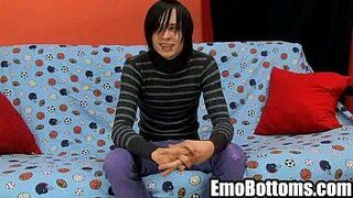 A sexy tattooed punk twink jerks his cock off porn video